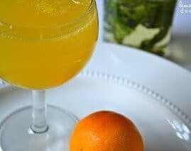 Basil Orange Mimosa will awaken your senses on your next brunch!