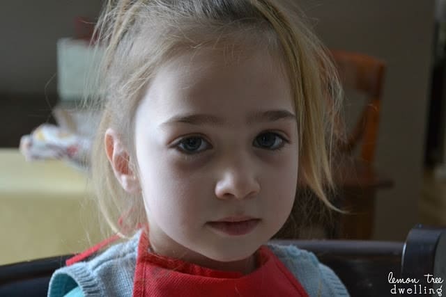 blonde haired little girl