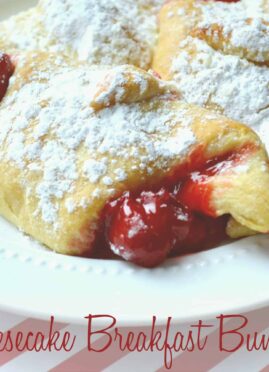 Cherry Cheesecake Breakfast Bundles are a decadent brunch item or a quick cherry dessert.