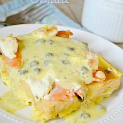 Bagels & Lox Breakfast Strata Lemon Tree Dwelling