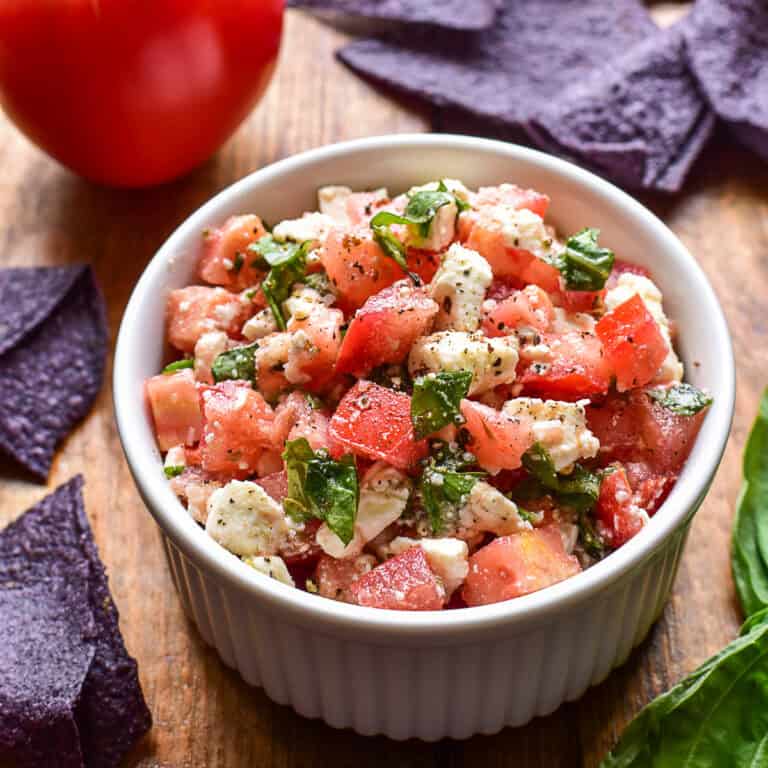 Red, White, & Basil Dip