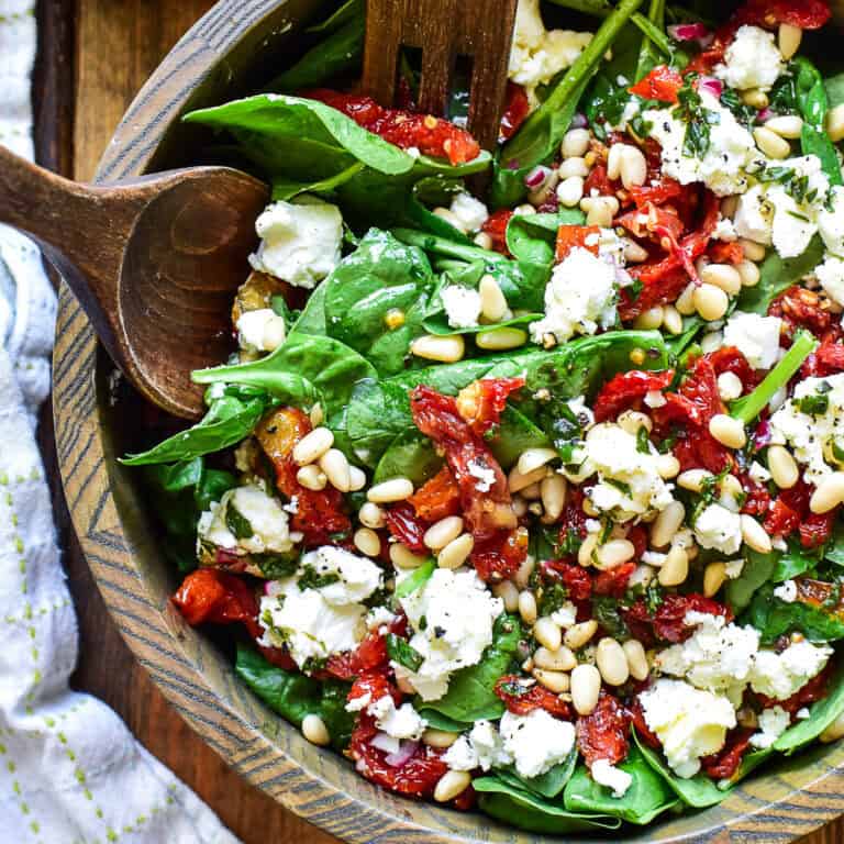 Sicilian Spinach Salad