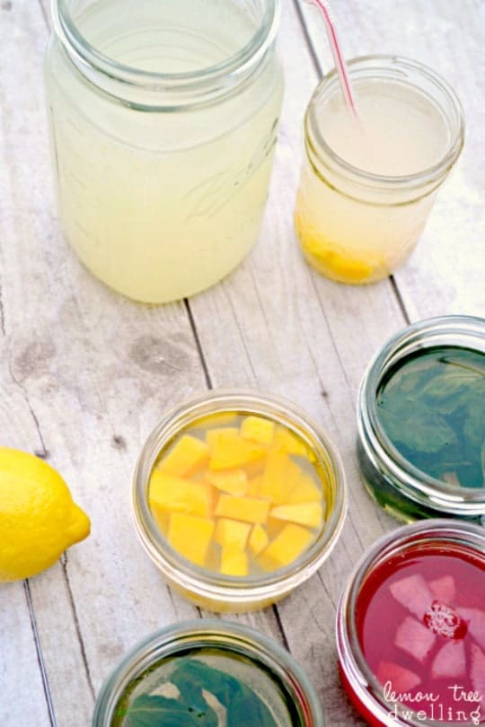 Flavored Simple Syrup Lemon Tree Dwelling