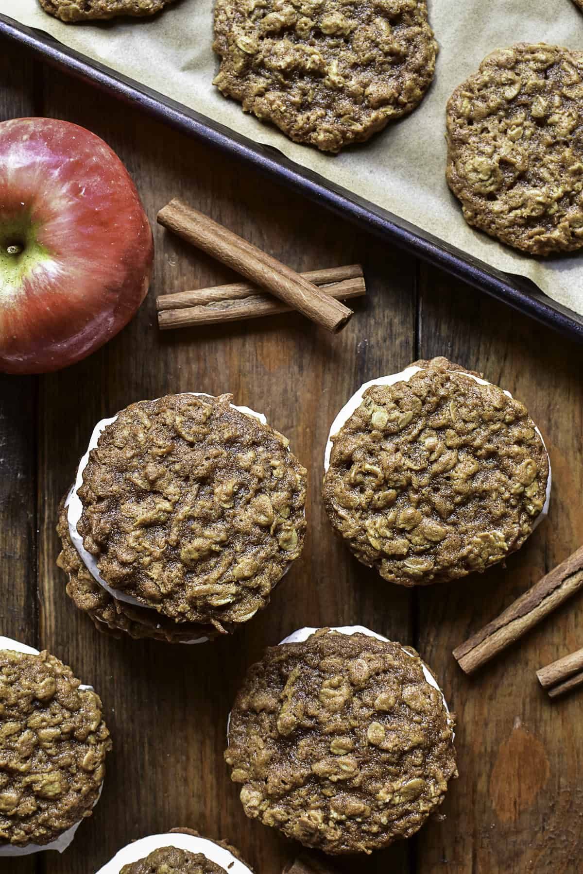Apple & Spice Oatmeal Cream Pies