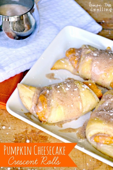 Pumpkin Cheesecake Crescent Rolls | Lemon Tree Dwelling