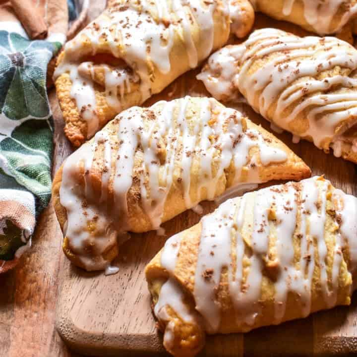 Pumpkin Cheesecake Crescent Rolls