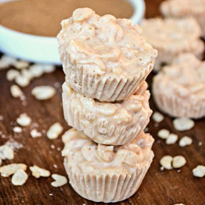 Pumpkin Spice Krispie Cups