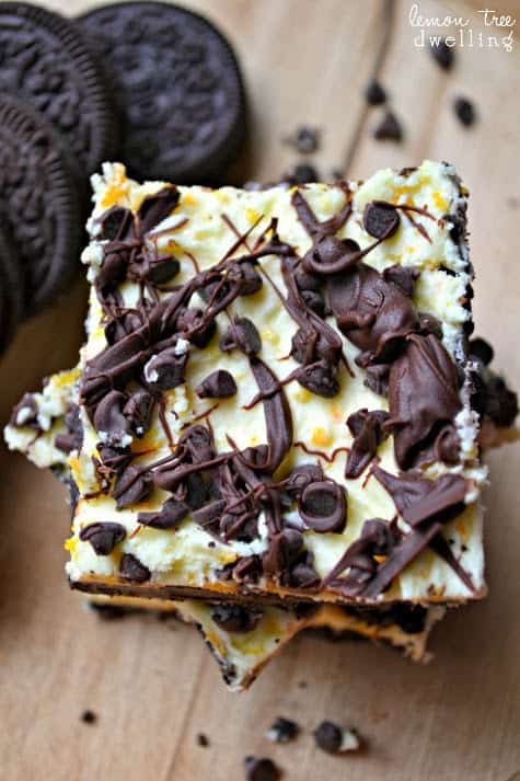 Chocolate Orange Meltaways No Bake Chocolate Orange Meltaways Dessert Bars