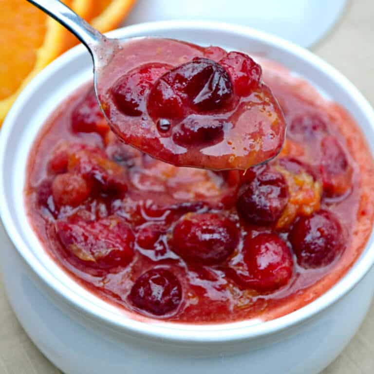 Orange Spiced Cranberry Sauce