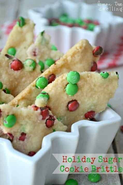Holiday Sugar Cookie Brittle