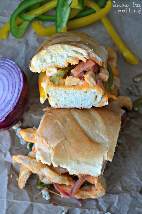Buffalo Chicken Cheesesteaks Lemon Tree Dwelling