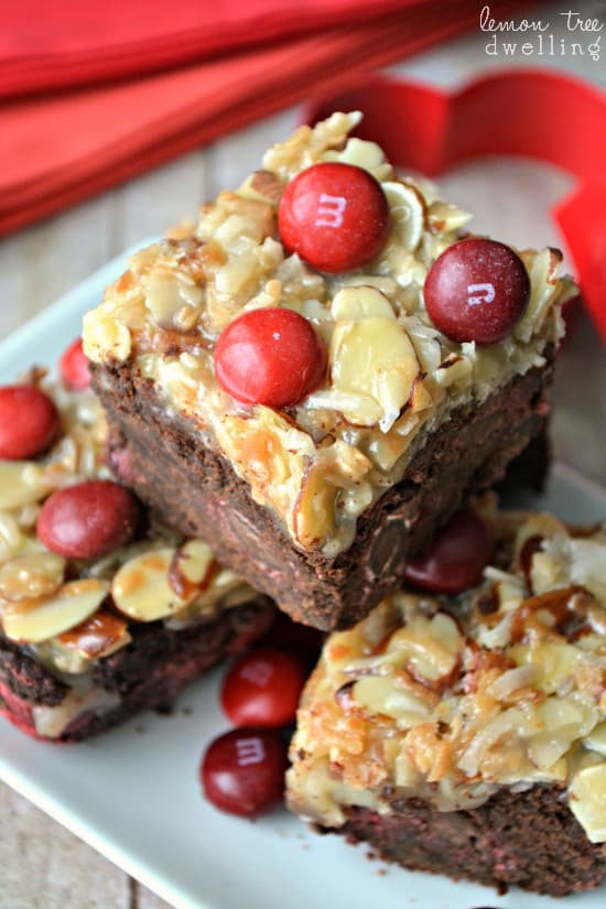 German Chocolate Cherry Bars 1