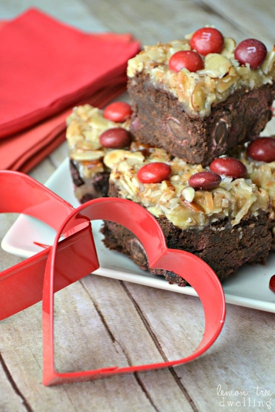 German Chocolate Cherry Bars 6