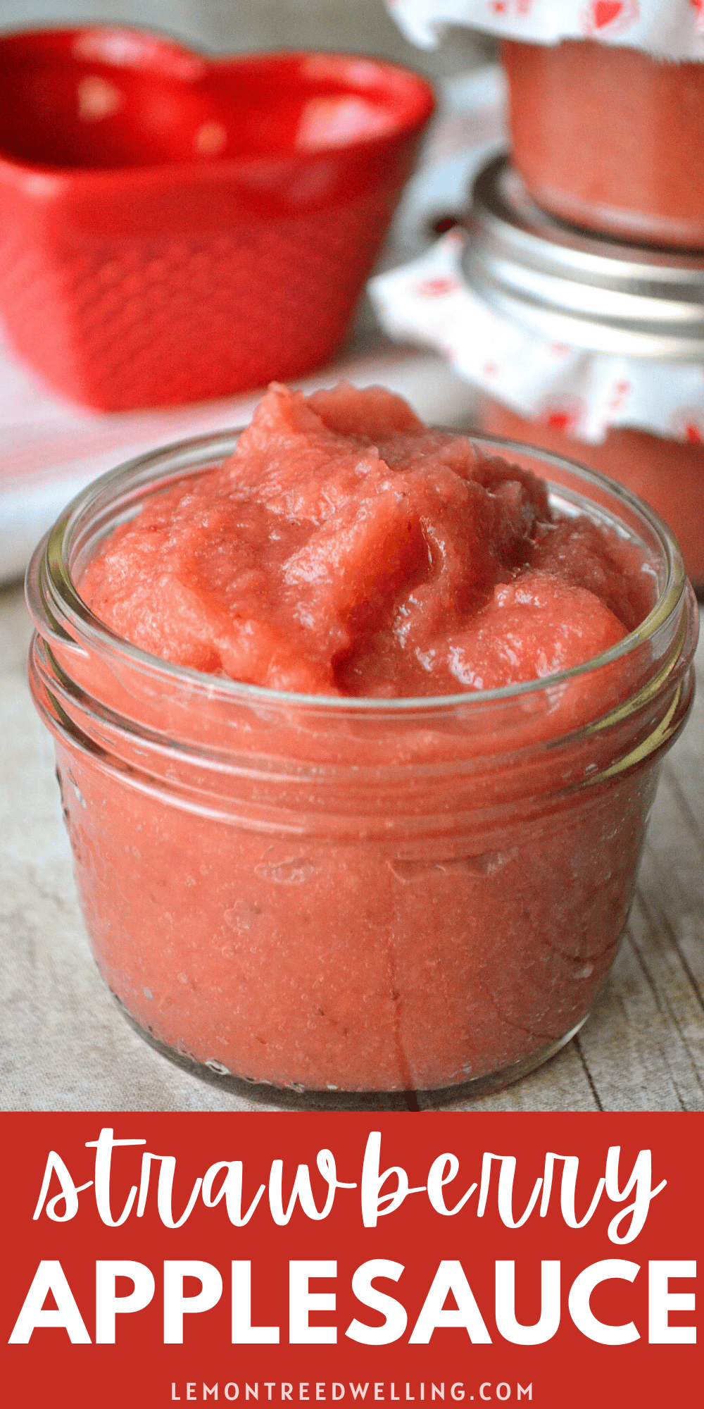 Homemade Strawberry Applesauce