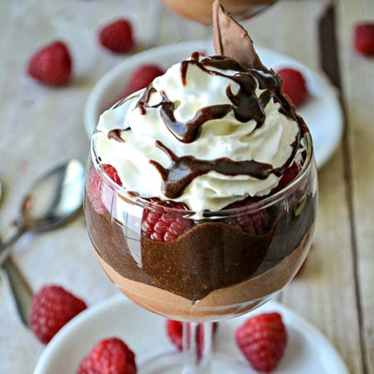 Triple Chocolate Raspberry Mousse