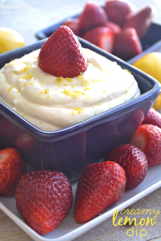Creamy Lemon Dip 4