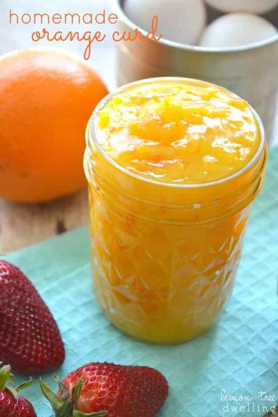 Homemade orange curd recipe