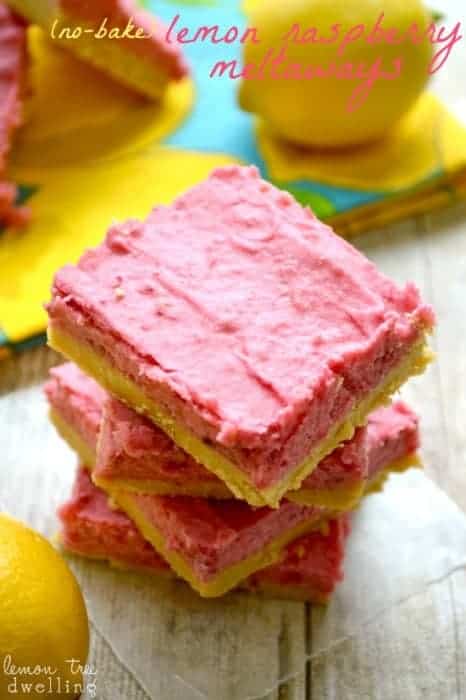 (No-Bake) Lemon Raspberry Meltaways – Lemon Tree Dwelling