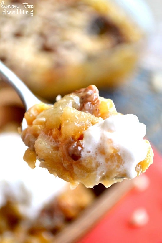 Peaches & Cream Dump Cake Lemon Tree Dwelling