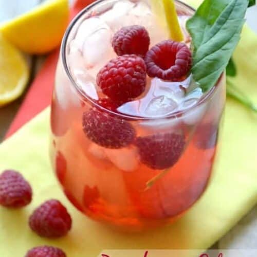 Raspberry Citrus Green Tea Cooler Lemon Tree Dwelling
