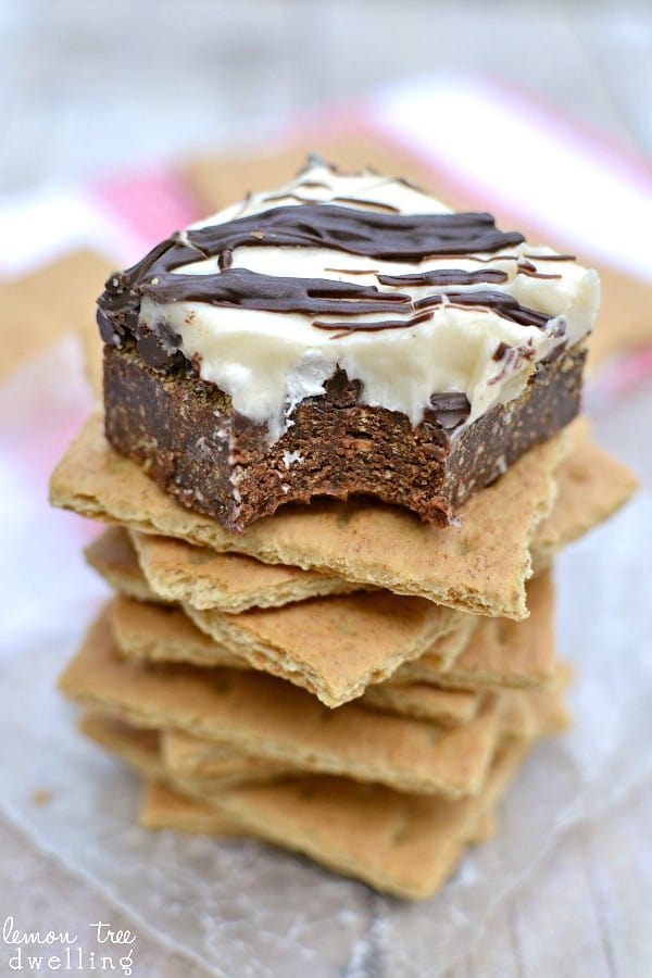 NoBake Smores Brownie Cheesecake Bars Lemon Tree Dwelling NoBake Smores Brownie Cheesecake Bars Lemon Tree Dwelling