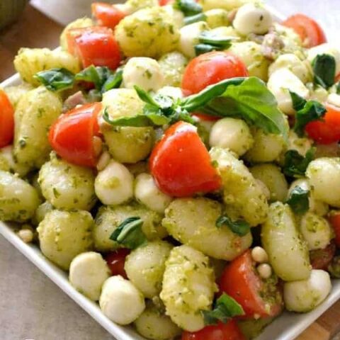 Pesto Caprese Gnocchi