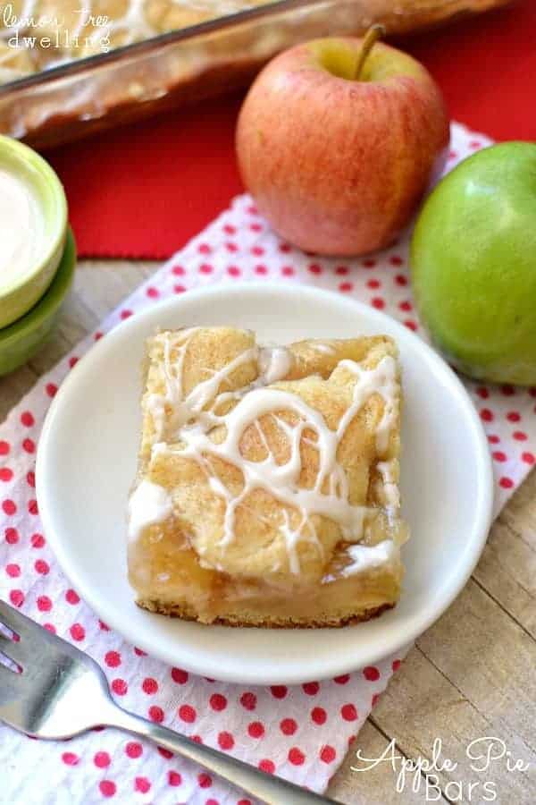 Recipes : Apple Pie Bars - easy, delicious, and perfect for fall!