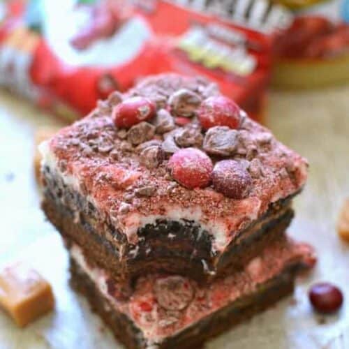 Gluten Free Triple Chocolate M&M Brownies - Breezy Bakes