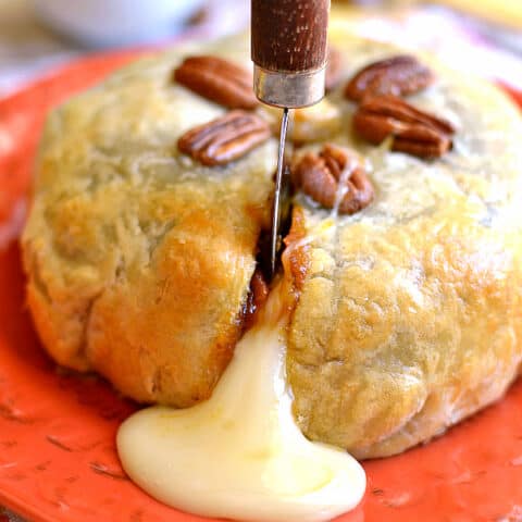 Pumpkin Pecan Baked Brie