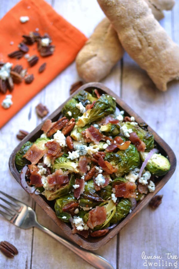 Harvest Brussels Sprout Salad Lemon Tree Dwelling