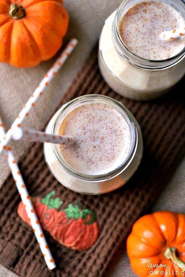 Fall Recipe - Pumpkin Pie Steamer : Just 3 ingredients and so delicious for fall!