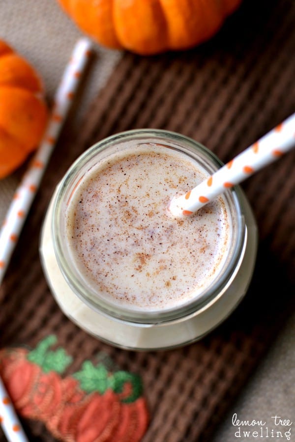 Fall Recipe - Pumpkin Pie Steamer : Just 3 ingredients and so delicious for fall!