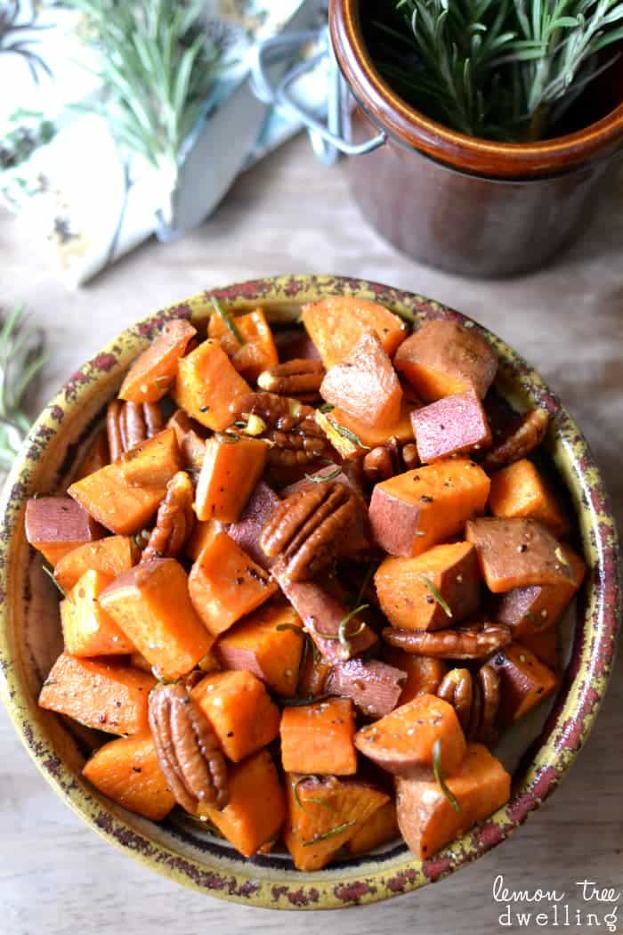 Rosemary Roasted Sweet Potatoes | Lemon Tree Dwelling