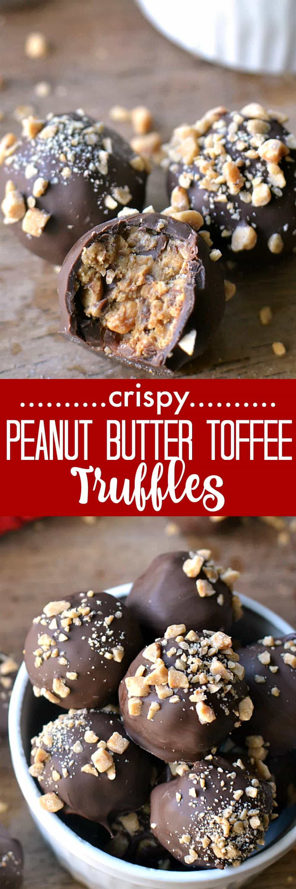 Crispy Peanut Butter Toffee Truffles Lemon Tree Dwelling