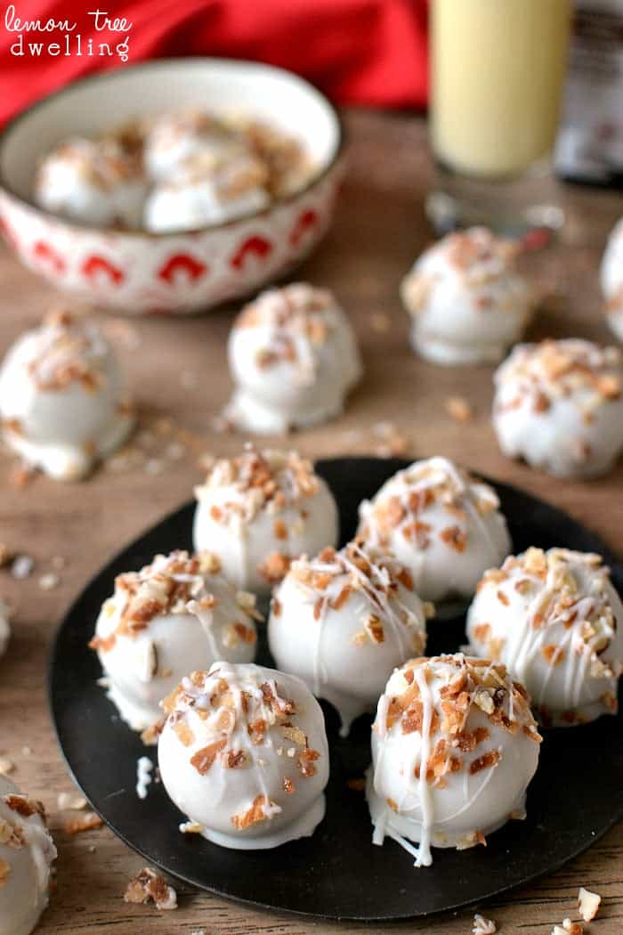 Eggnog Cookie Dough Truffles Lemon Tree Dwelling