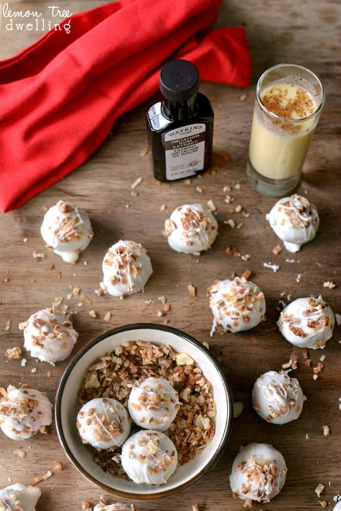Eggnog Cookie Dough Truffles Lemon Tree Dwelling