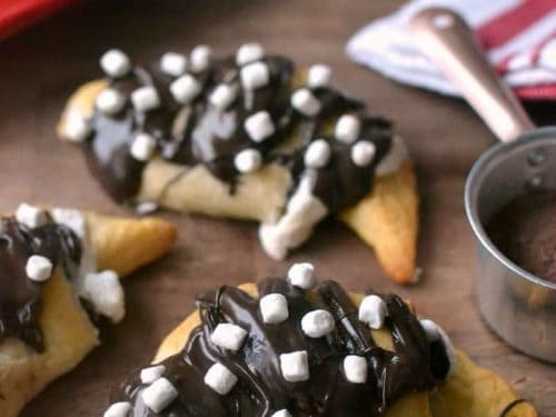 Hot Chocolate Crescent Rolls