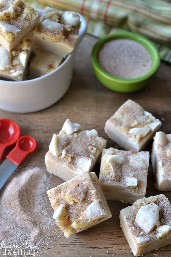 Snickerdoodle Fudge - sure to become a holiday favorite!