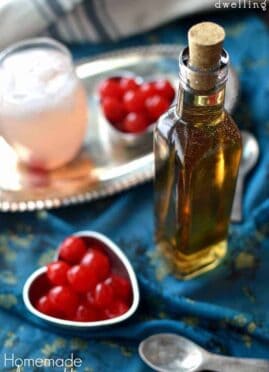 This Homemade Amaretto is a deliciously sweet and simple liquor perfect for the almond lovers. Made with just 4 simple ingredients, this liquor tastes so much better than store bought.