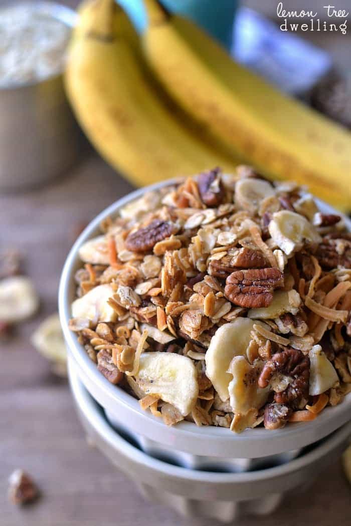 Banana Bread Granola Lemon Tree Dwelling