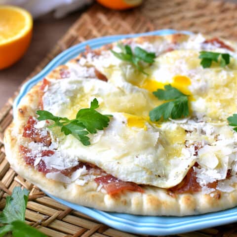 Breakfast Pizza Carbonara