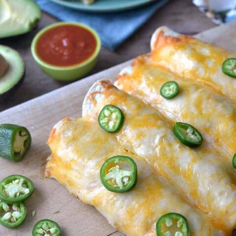 Creamy Chicken Enchiladas