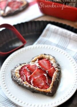 Chocolate Covered Strawberry Galette is a sweet dessert that is simple to make.