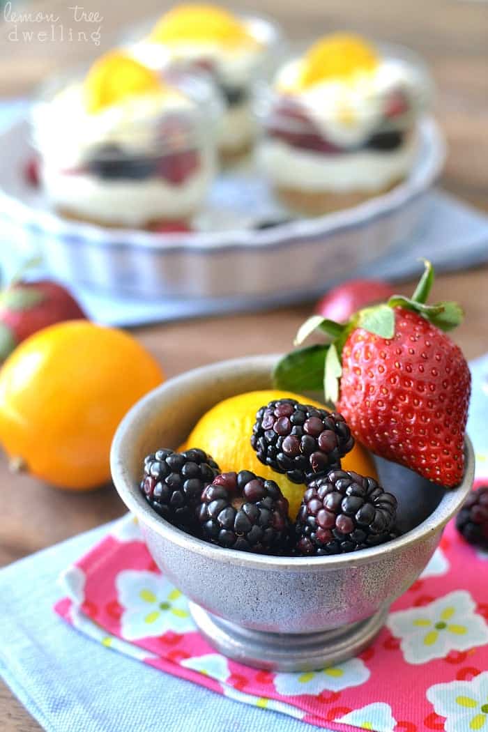 Lemon Berry Cheesecake Parfait Lemon Tree Dwelling