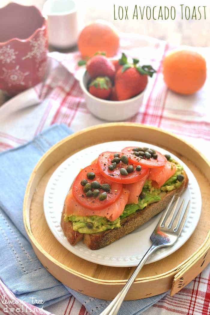 Lox Avocado Toast is a quick and easy breakfast for those on-the-run days. This packed protein meal is full of flavor and delicious rich avocado.