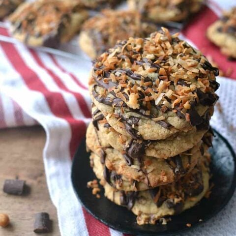 Samoa Chocolate Chip Cookies