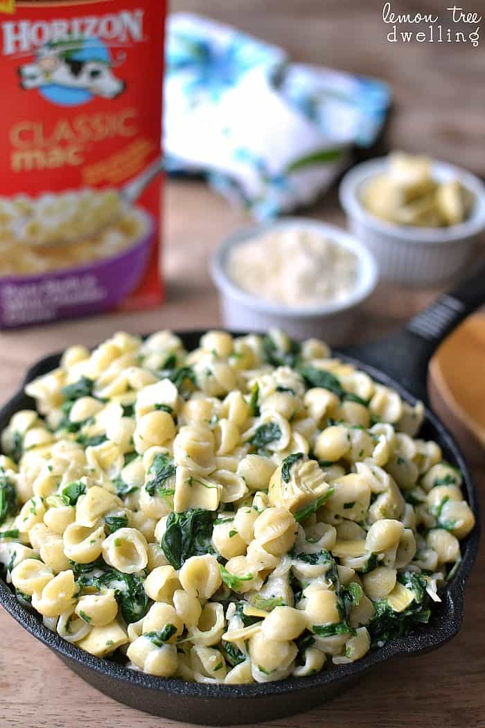 3Cheese Spinach Artichoke Mac & Cheese Lemon Tree Dwelling
