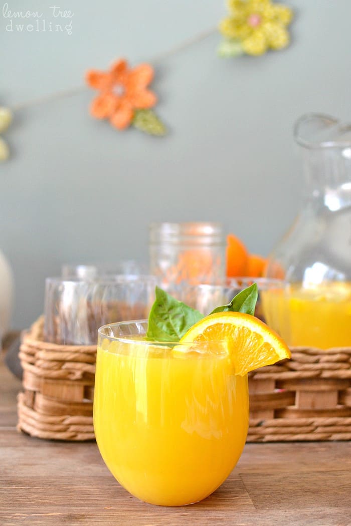 Lemon Basil Mimosas – Lemon Tree Dwelling