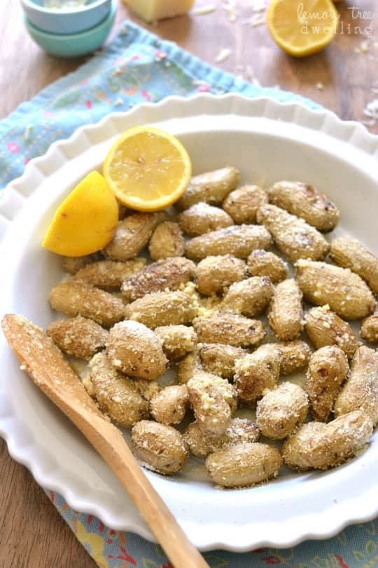 Lemon Parmesan Roasted Potatoes