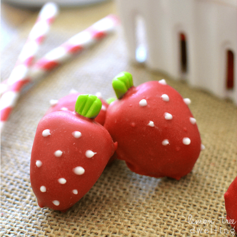 Strawberry Shortcake Oreo Truffles